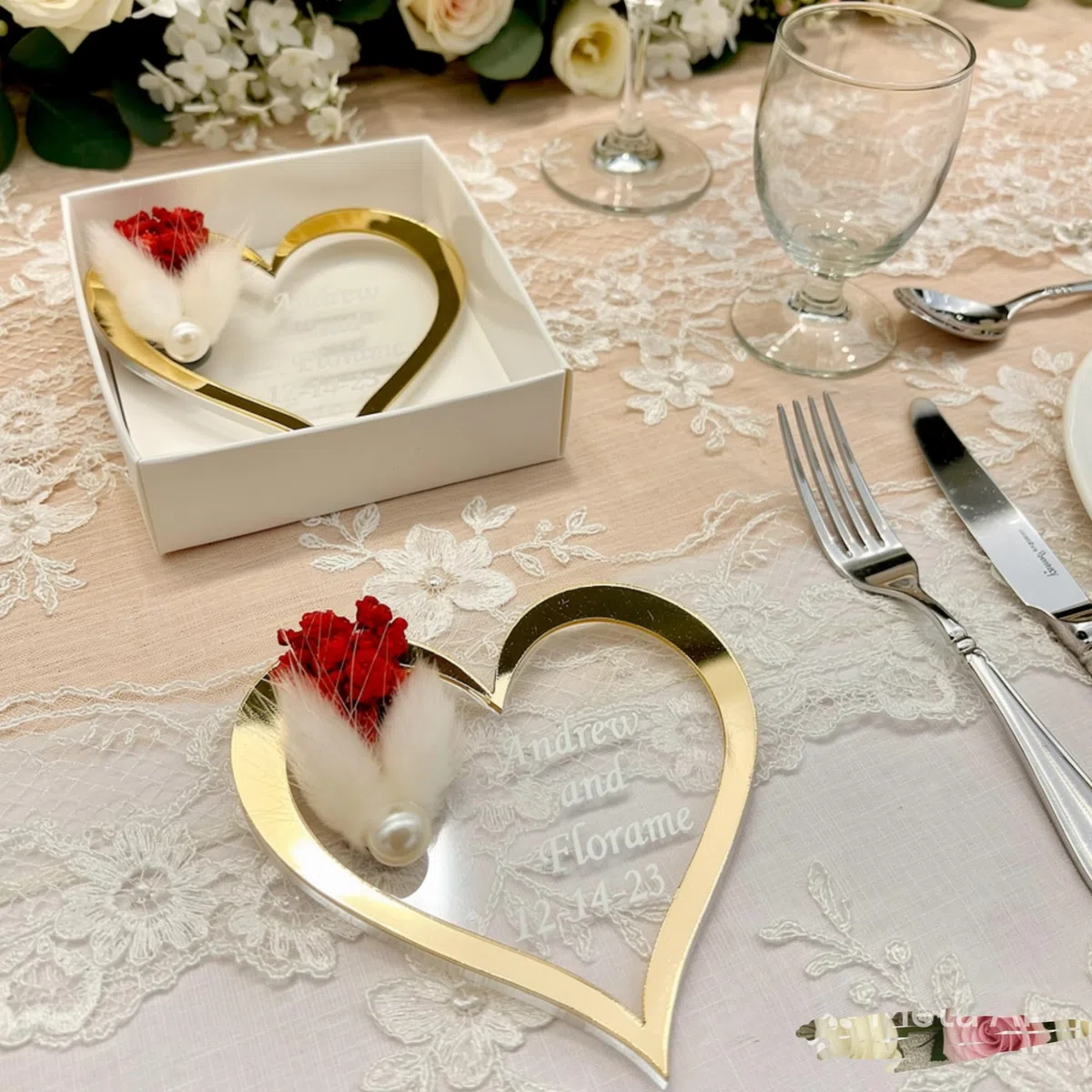 Regalos Invitados Boda, acrílica 18 Piezas imán Detalles Boda para Invitados, Recuerdos de Boda para Invitados, Detalles comunion Bautizo para Invitados