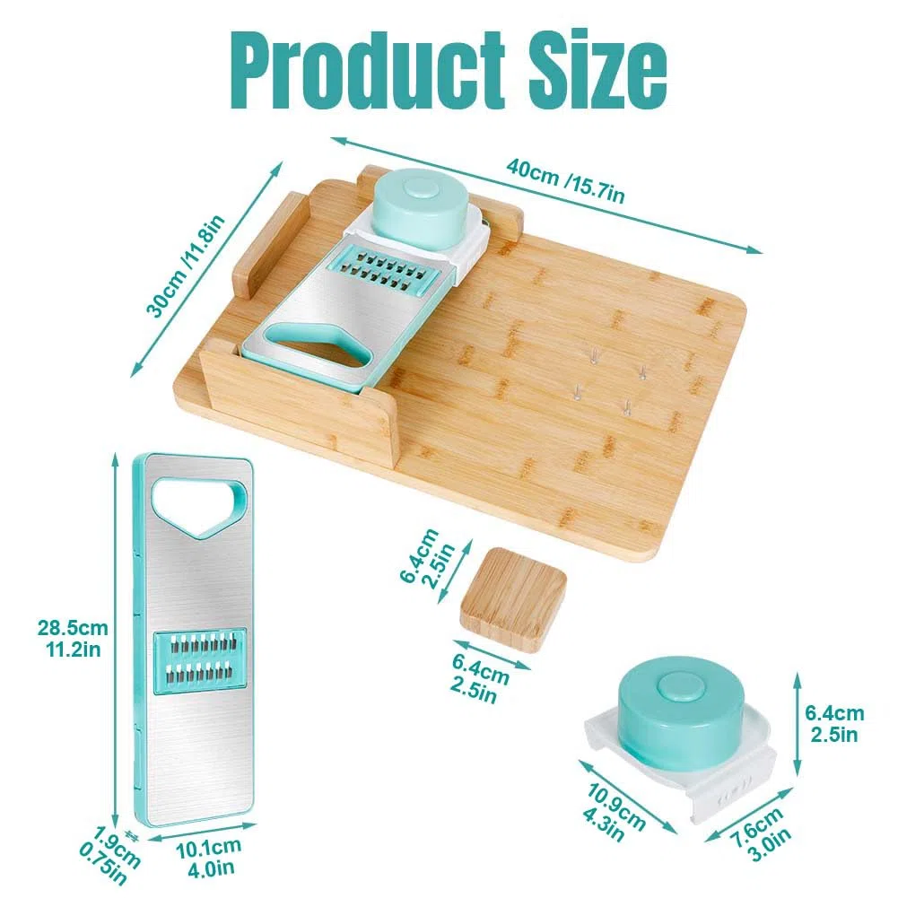 Tabla de cortar adaptativa con una sola mano: tabla de cortar con una sola mano con herramientas de preparación de alimentos para personas con discapacidades