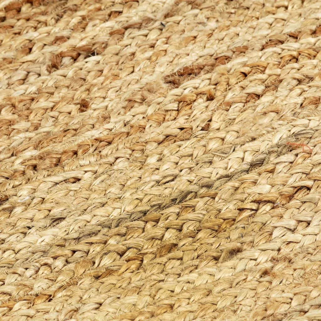 vidaXL Alfombra Hecha a Mano de Yute Natural Decoración Casa Hogar Salón Comedor Moquetas Tapiz Felpudo Estera Habitaciones Cubresuelo 80x160 cm