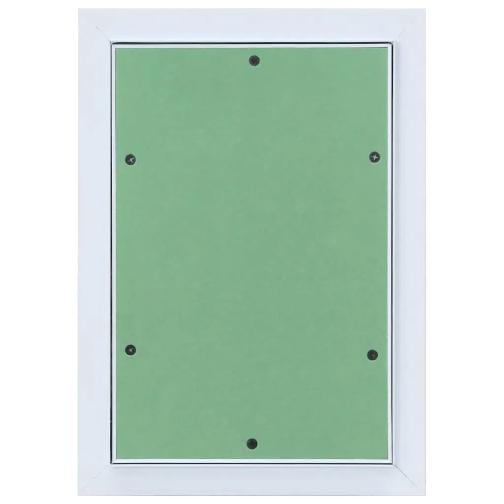 Genérico Panel de Acceso Verde y Plata 25 x 35 cm Aluminio y Pladur,Bricolaje,Materiales de construcción,Trampas,Verde,4018453