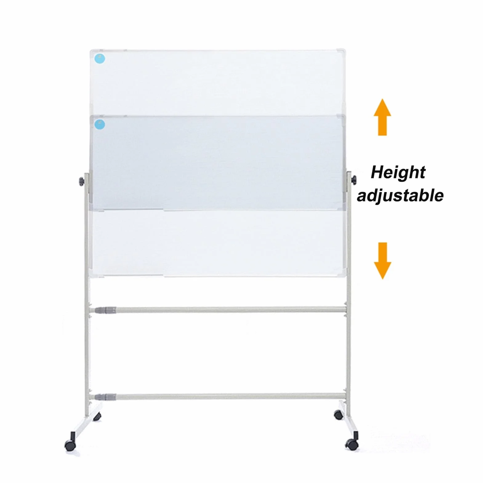 Soporte Universal para Pizarra Blanca, Soporte De Metal Móvil Ajustable con Ruedas, para Pizarra De Borrado En Seco, Pizarra, Tablón De Anuncios