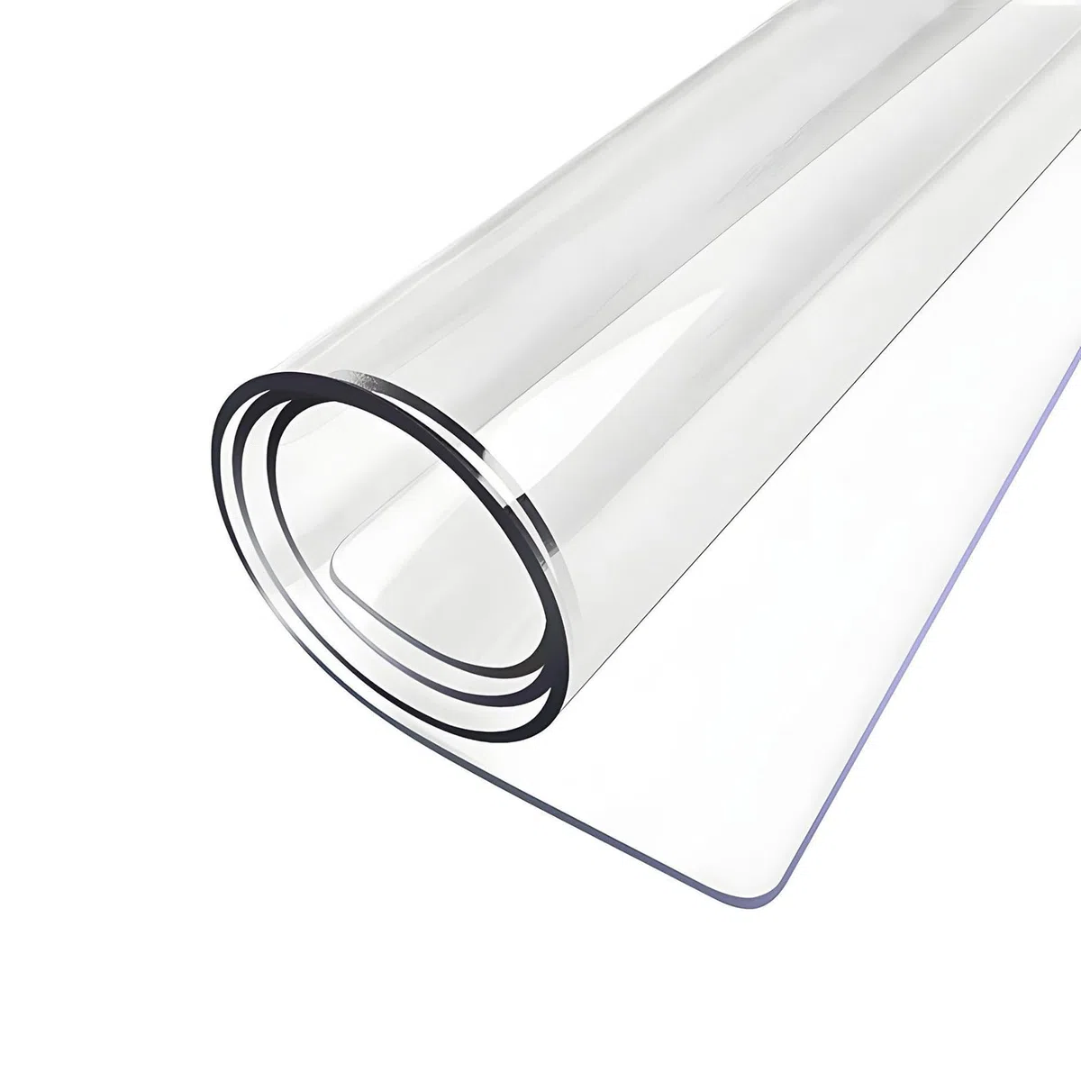2mm Mantel Transparente Mesa Rectangular Plastico, Mantel PVC Cubre Mesa Antimanchas, Mantel Impermeable para Hogare, Resistente a la Grasa, Protege tu Mesa de la Suciedad
