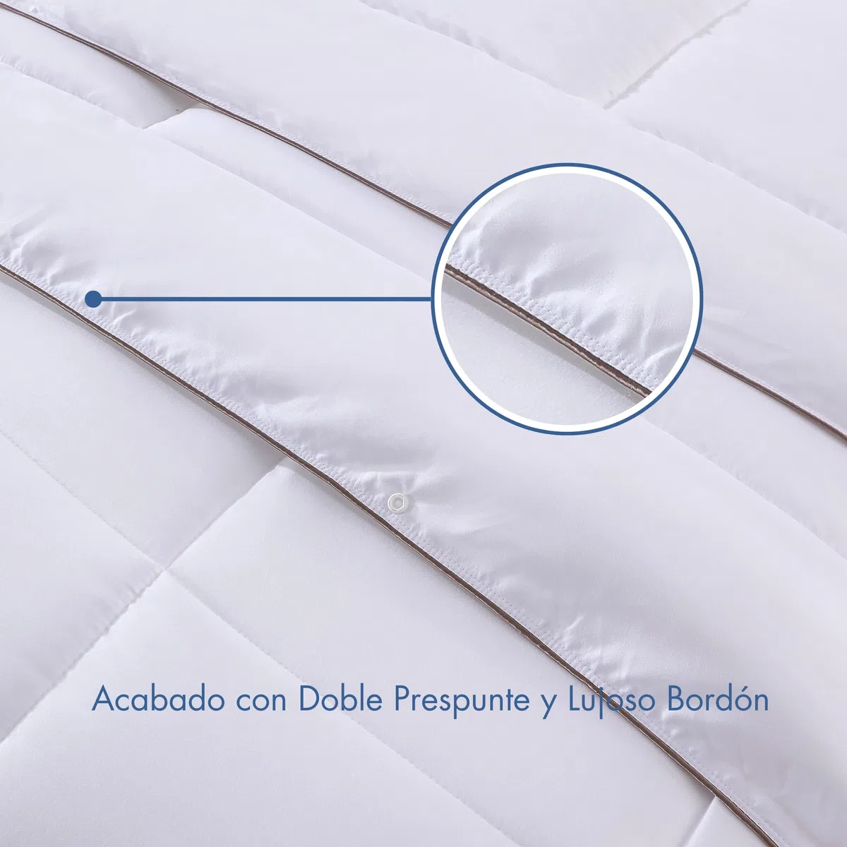 NORA HOME Relleno Nordico Cama 150 4 Estaciones. Conjunto 2 Edredones Antiácaros Fibra 3D. Nivel Térmico hasta 4.5/5. Tacto Plumón. 3 en 1 (125+250=375 gr/m²). Acabado Doble Costura y Bordonado - Duo