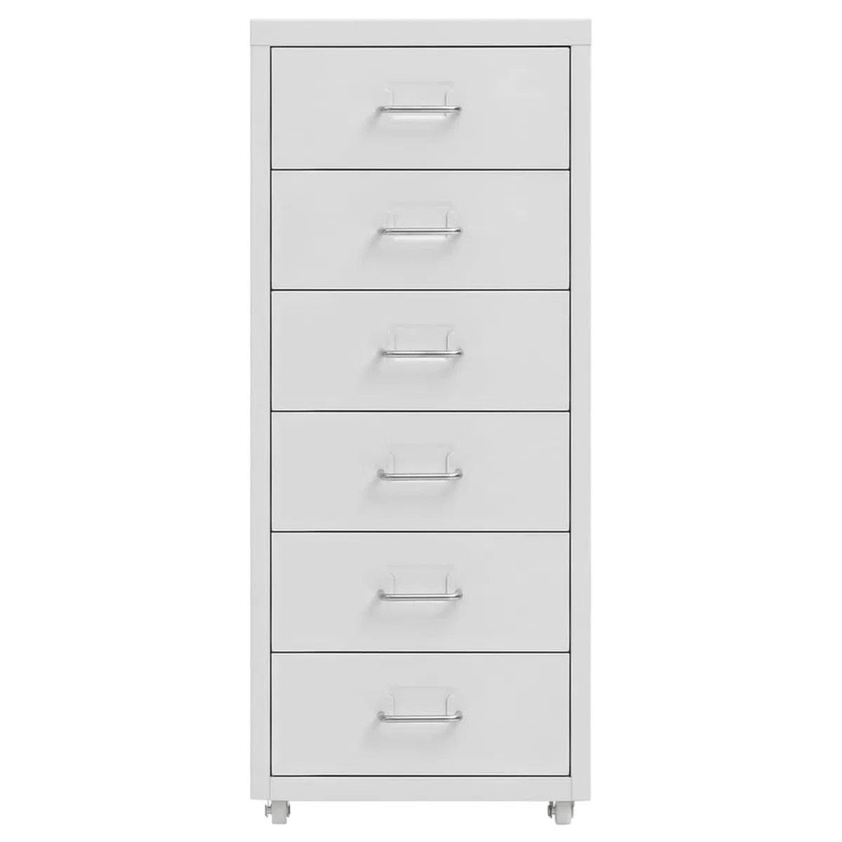 Gecheer Armario Archivador Móvil Armarios Metalico Cajonera Documentos Oficina Despacho Archivos Estudio Almacenamiento Muebles Estante Decoración Gris 28x41x69 cm