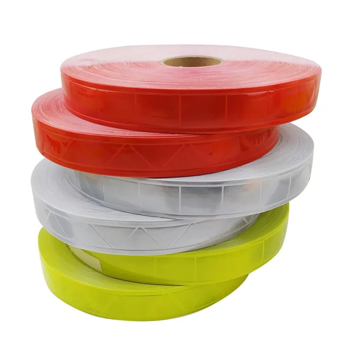 Tela Reflectante Tira de Advertencia Reflectante Nocturna de PVC, Cinta Reflectante Fluorescente de Material Auxiliar for Ropa, for tráfico por Carretera(Green,2.5cmx50m)