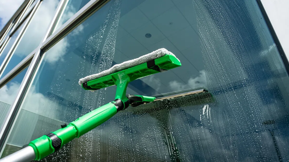 Unger VisaVersa Pro VV250 - Limpiacristales (25 cm de Largo, Mango de Dos componentes, limpiacristales y limpiacristales en uno)
