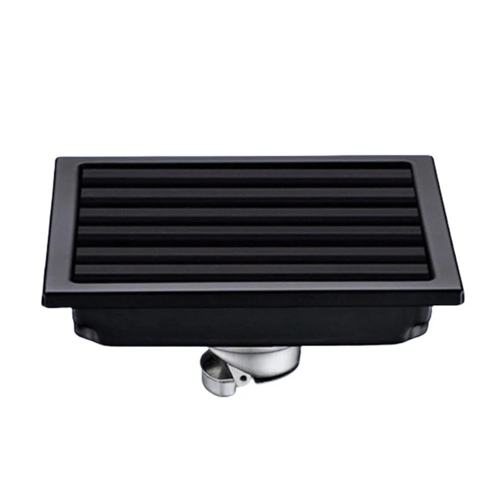 XBTGS 1 desagüe de suelo de ducha de acero inoxidable 304 de 15 cm, lineal antiolor, largo, para cocina e inodoro, 15 cm, diámetro 15 cm-A