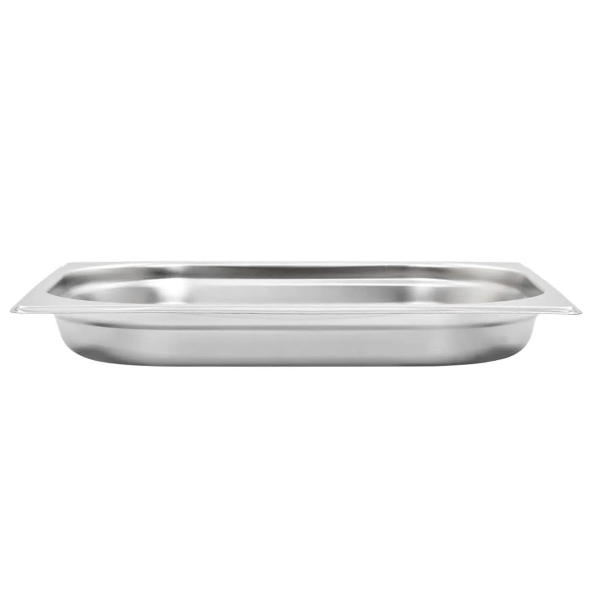 Homgoday Gastronorm - Juego de 8 recipientes GN 1/2 de 40 mm de acero inoxidable para mesa de vapor para el hogar y el jardín