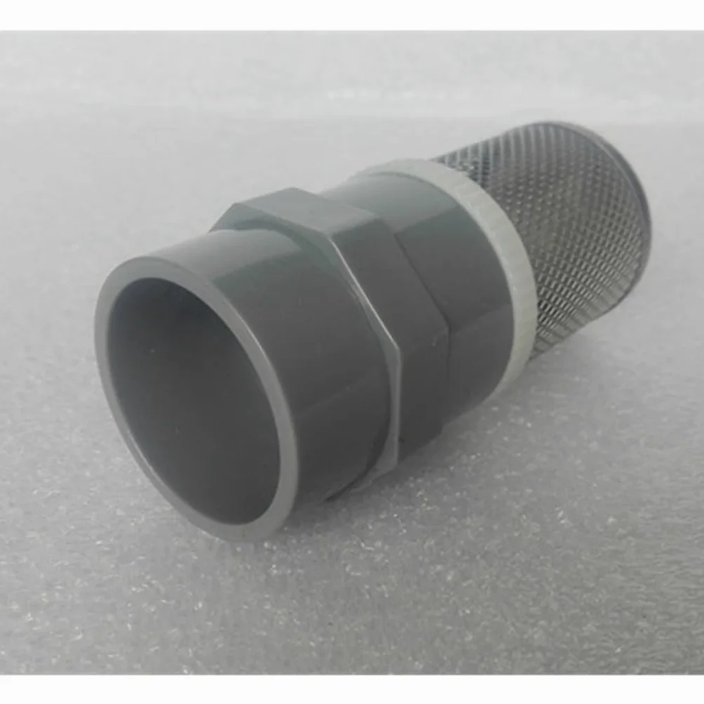 Filtro para Bomba de Agua, Filtro de PVC for Bomba Agua riego jardín, Accesorios tubería Acuario, 20/25/32/40/50mm, 1 Uds(Grijs,Inside Diameter 25mm)