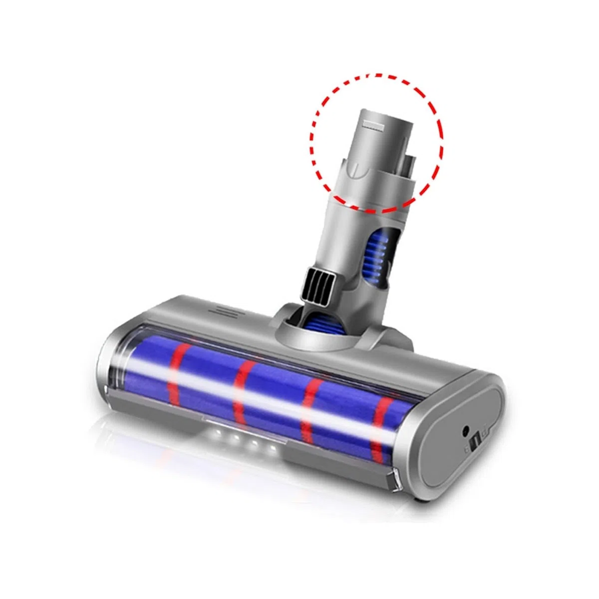 Cabezal de cepillo de suelo motorizado, Compatible con Dyson, V6 DC58 DC59 DC61 DC62, cabezal de rodillo barredor suave
