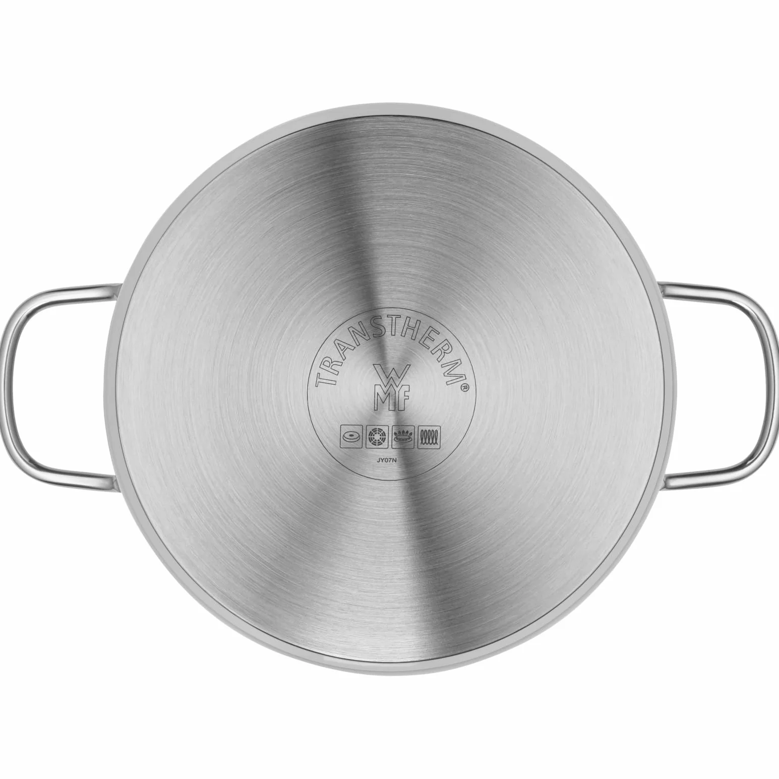 WMF Astoria - Batería de Cocina de 5 Piezas, Ollas Altas con tapas (16/20/24 cm), Olla baja con tapa (20 cm), Cazo (16 cm), Cromargan Acero Inoxidable pulido, Apto para Inducción