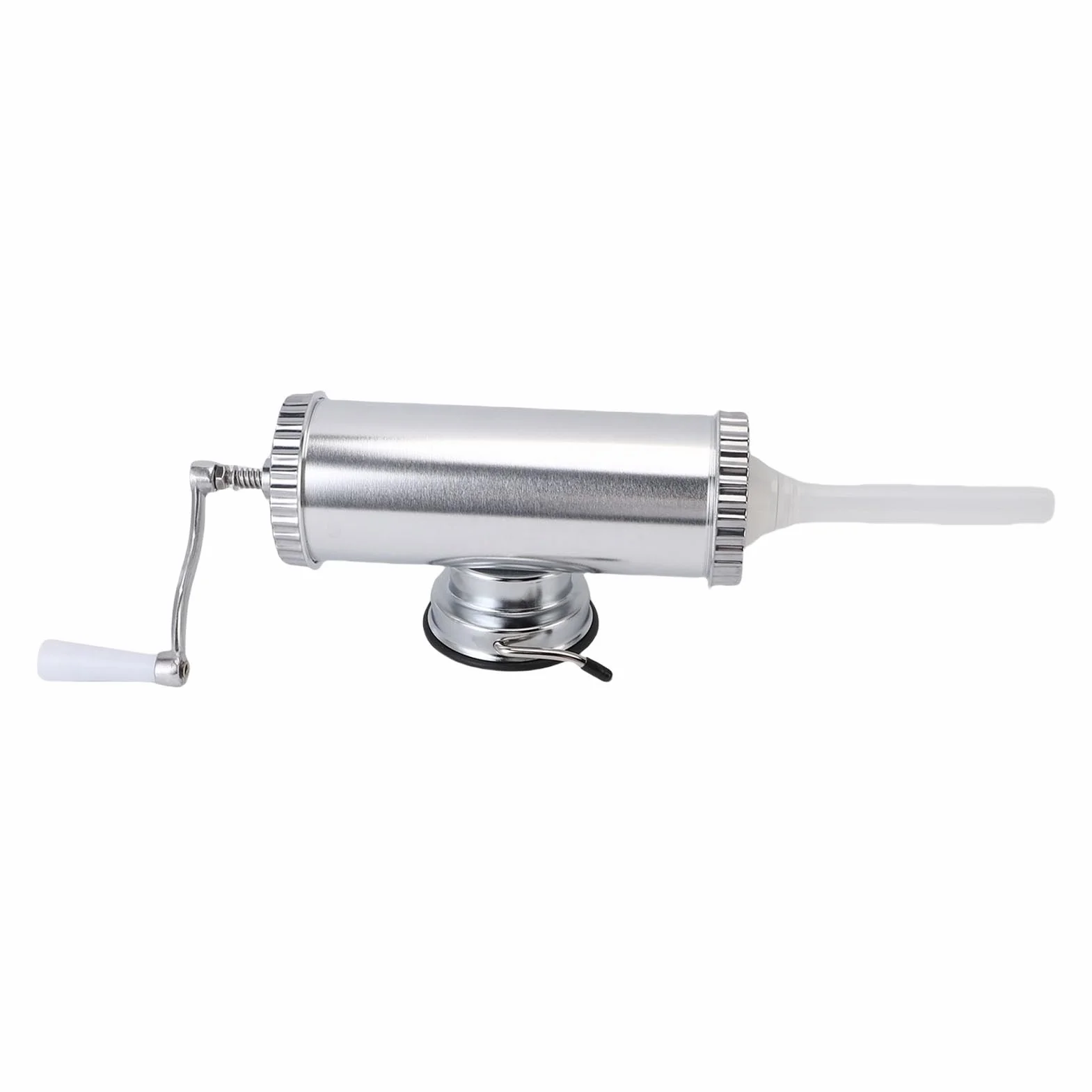 KIMISS Embutidora Manual de Salchichas de Acero Inoxidable | Máquina Llenadora de Carne Compacta para Uso Doméstico y Comercial, Eficiente y Ajustable (S 22,5 cm/8,86 pulgadas de diámetro)