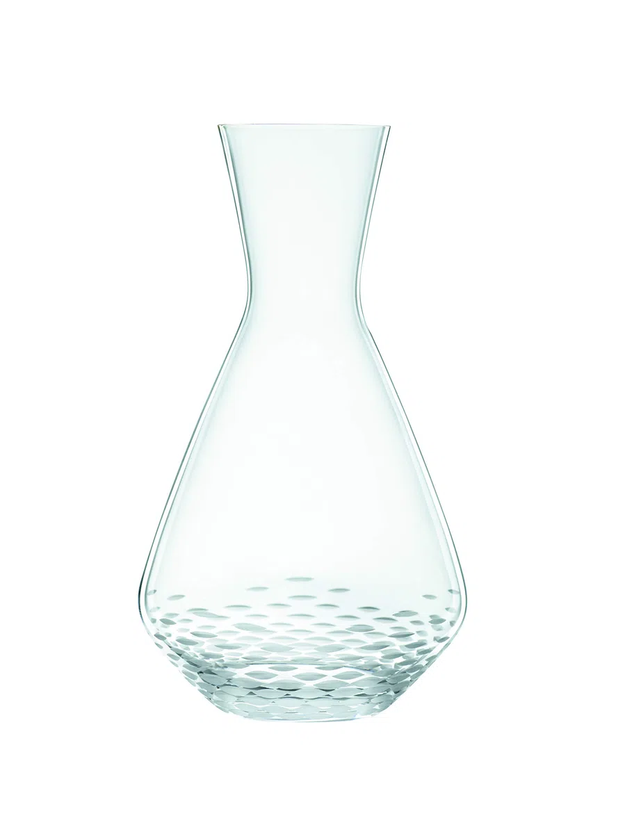 Spiegelau & Nachtmann, Juego de decantador de 3 piezas, jarra (1,4 l) y 2 vasos (460 ml), diseño de mosaico