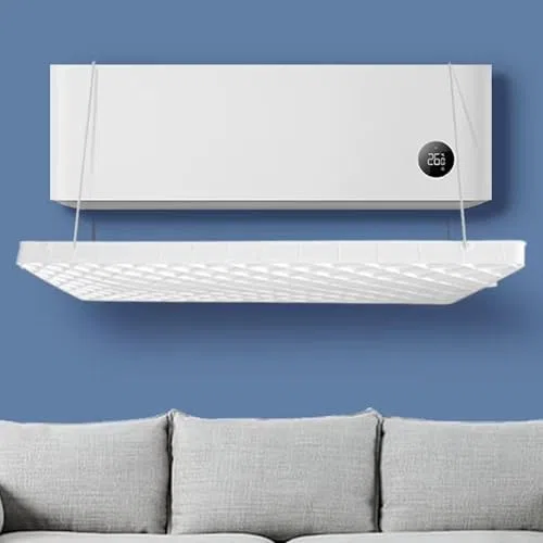 Genérico Bandeja recogegotas para Aire Acondicionado con Tubo de Drenaje: recolector de Agua de plástico Duradero para Fugas de Aire Acondicionado, para Uso Interior/Exterior, Incluye alambres de HIE