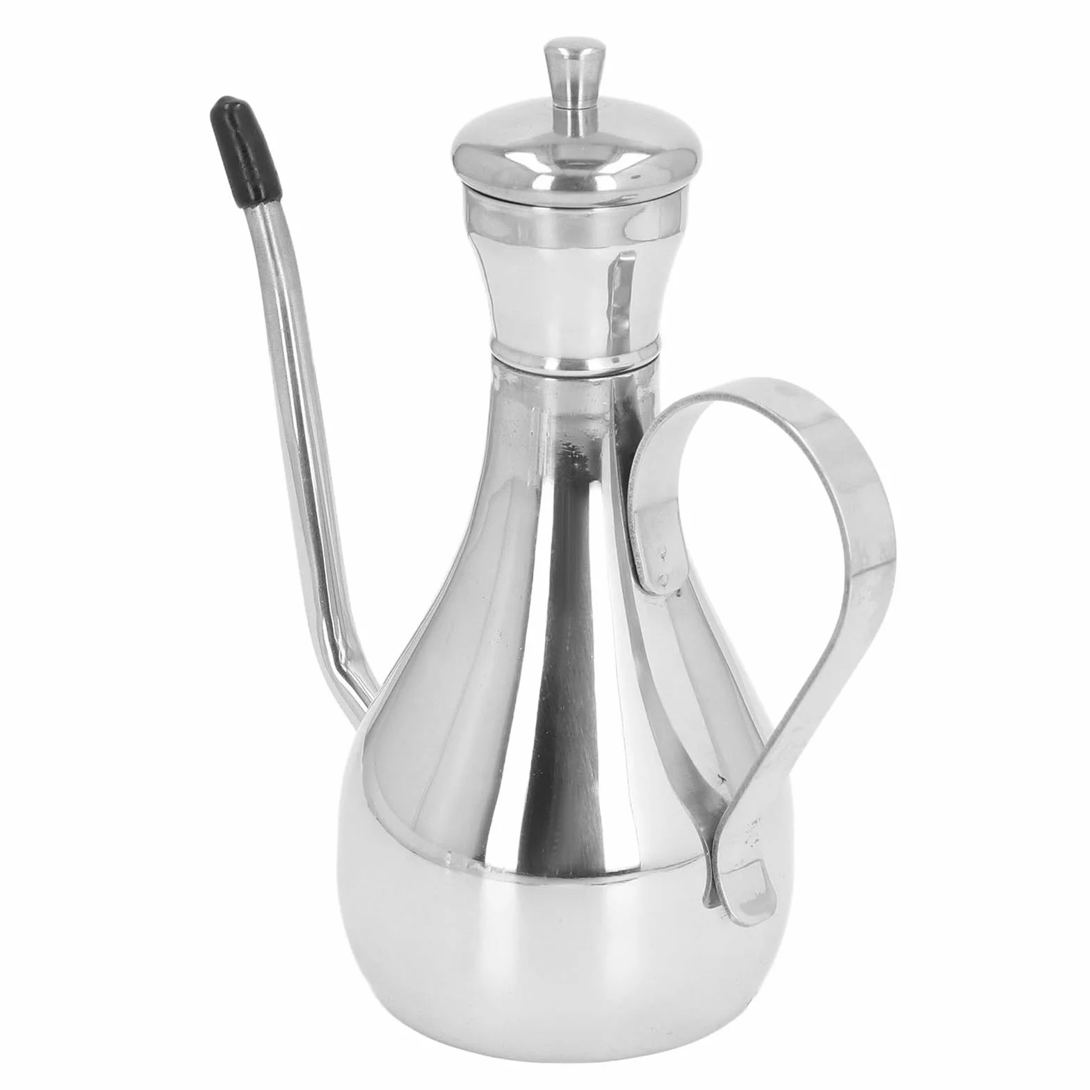 Olla de Aceite Acero Inoxidable 304, dispensador Salsa Soja, vinagre Oliva, Botella condimento for Cocina casera | 350ML