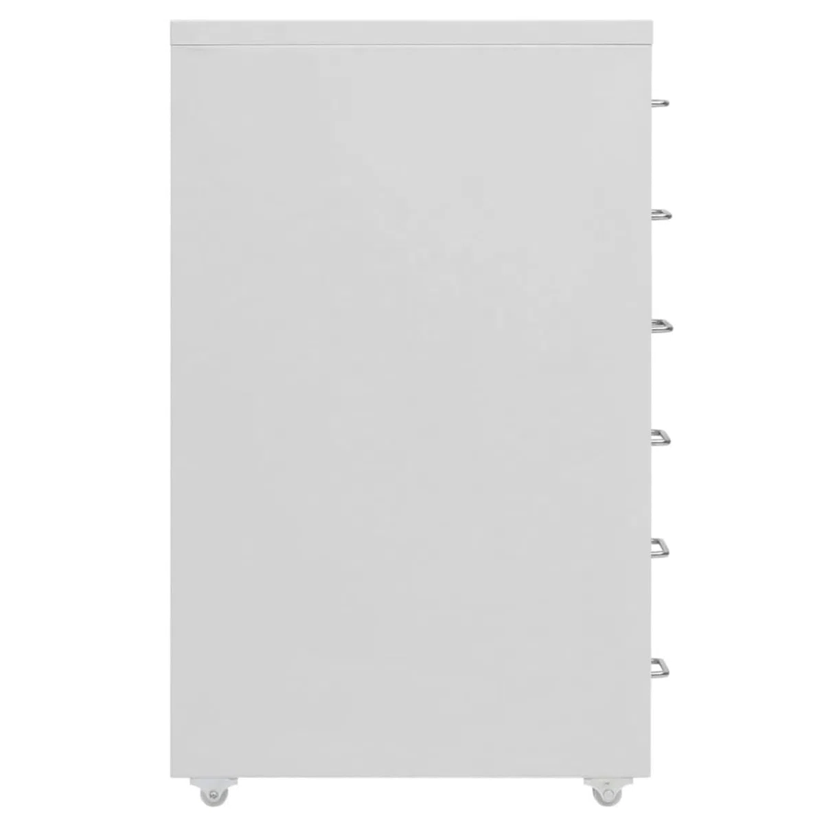 Gecheer Armario Archivador Móvil Armarios Metalico Cajonera Documentos Oficina Despacho Archivos Estudio Almacenamiento Muebles Estante Decoración Gris 28x41x69 cm