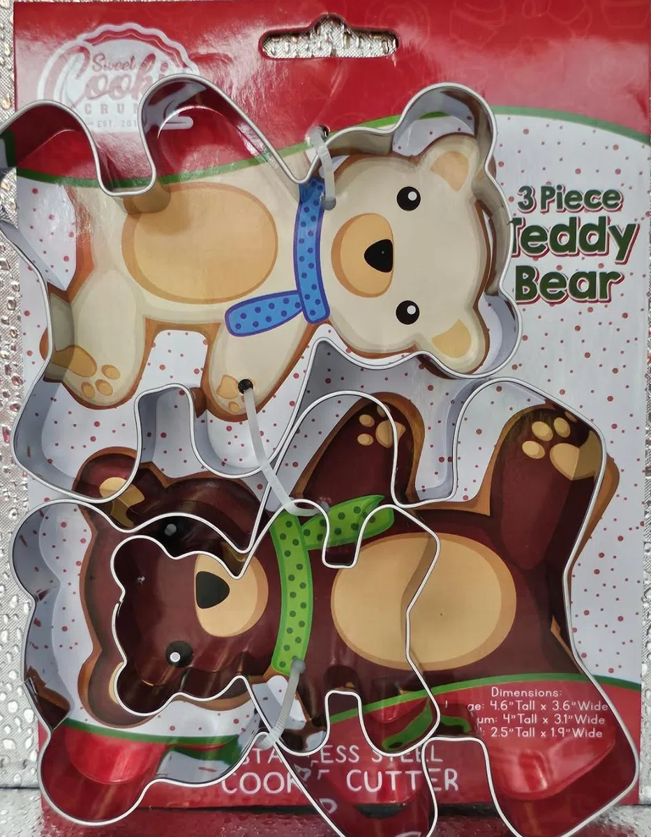 Cortador de galletas Bear de acero inoxidable