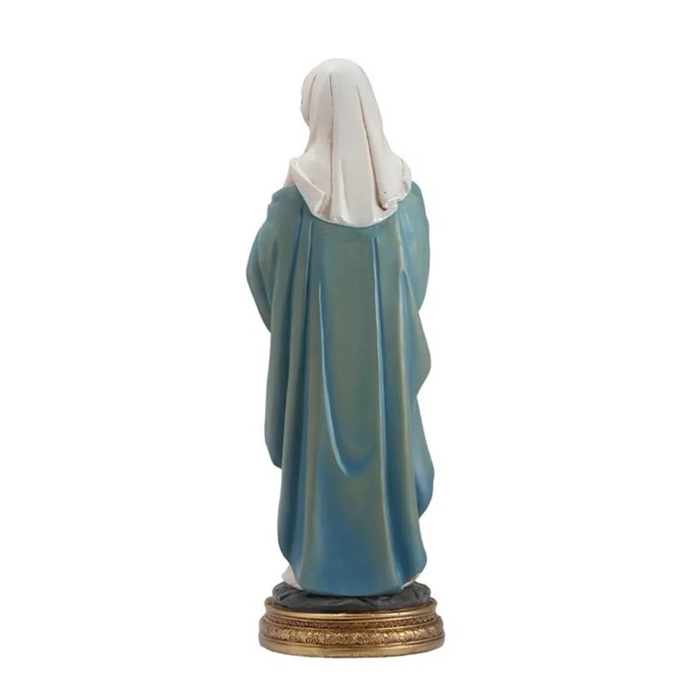 Virgen María Embarazada figura 30 cm. escultura dulce espera resina