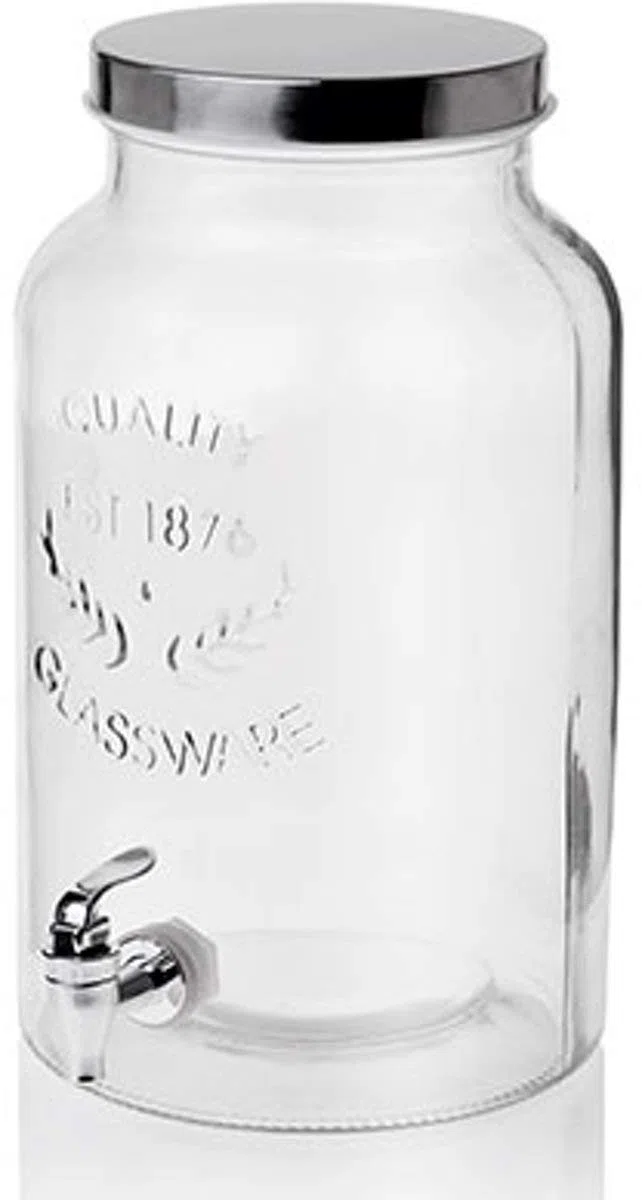 Montana :Fresh 050828 - Dispensador de bebidas (5,8 L, 21,5 x 34,5 x 21,5 cm, cristal transparente y plástico)