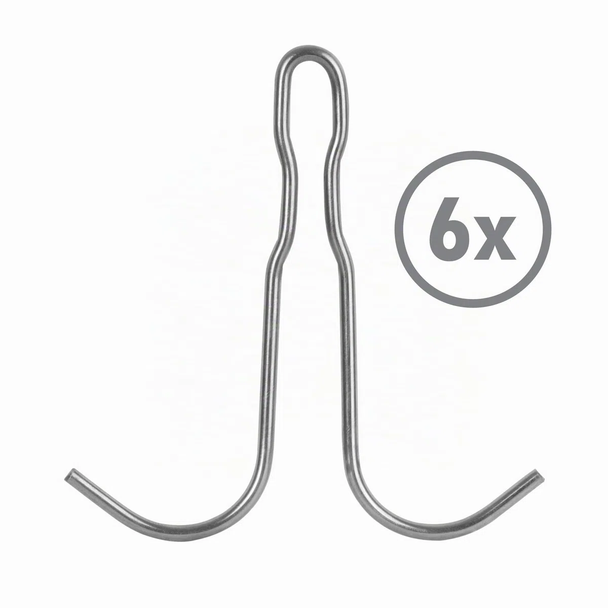 Mahlzeit Estante de Pared de Acero Inoxidable con Barra de Ganchos | 60 x 30 cm | Estante Colgante | Estante Cocina de Acero Inoxidable, Estante Flotante, Estante de Pared | Estantería para Cocina