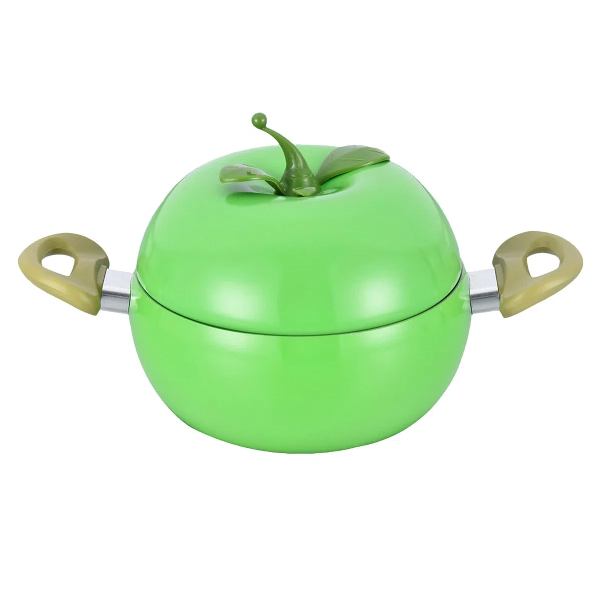 Olla con forma de verduras y frutas, olla de tomate con tapa - para placas de inducción eléctricas, cocina fritura y leche sopa