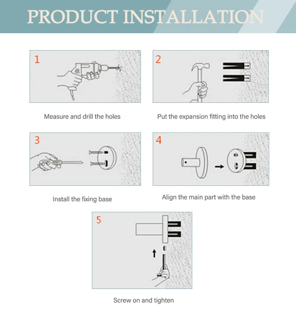 Gancho para ropa montado en la pared de oro rosa, soporte para papel higiénico, toallero, barra, estante, jabón, soporte para cepillo de dientes, accesorios de baño, soporte para cepillo de dientes