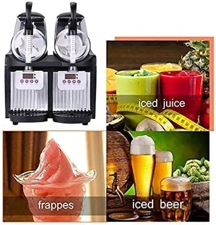 Máquina Comercial para Granizados De Hielo, Máquina Profesional De 5 L para Granizados Congelados, Dispensador De Bebidas Heladas, Jugos, Té Y Café para Cafeterías, Restaurantes Y Bares.